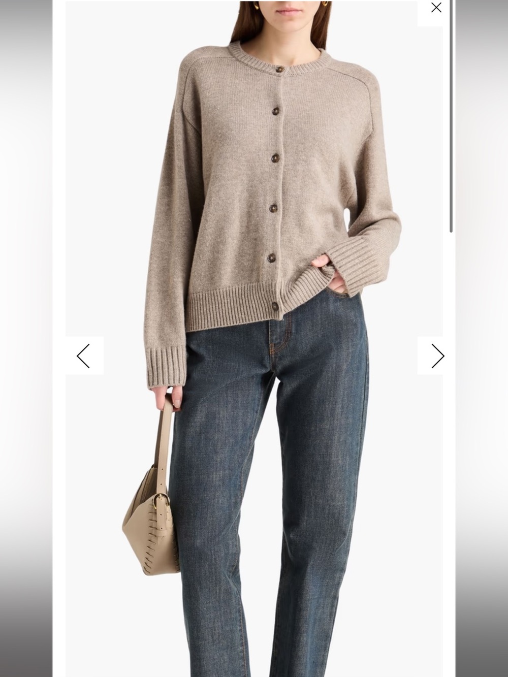 LouLou Aidar wool cashmere cardigan - S